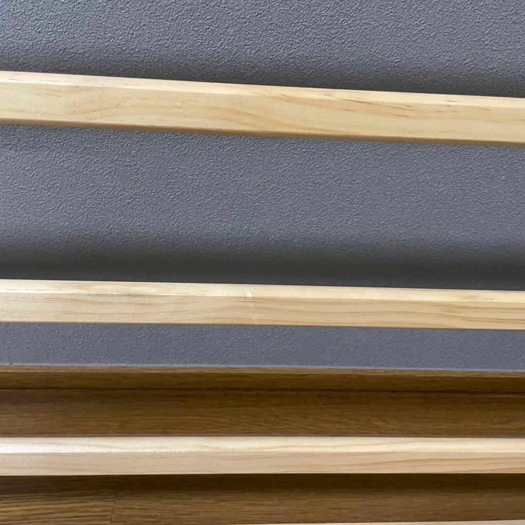 【超美品】yamatoya トール Wオープン ミニベビーベッド ナチュラル