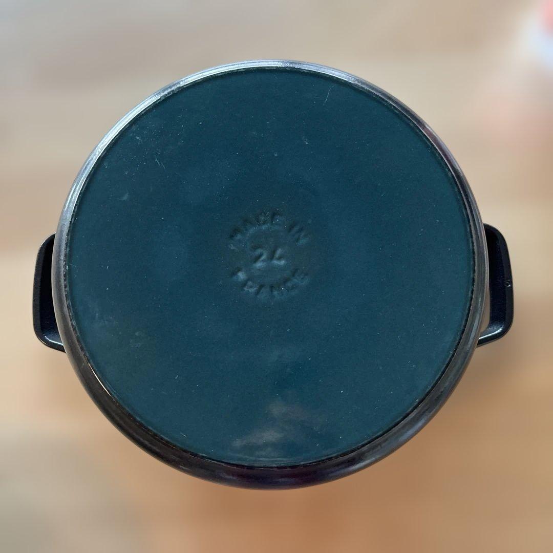 STAUB ストウブ ココット ラウンド 24cm ブラック