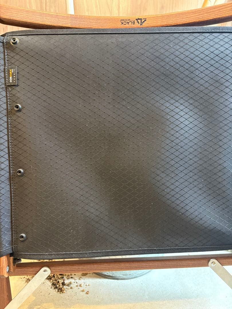 blackdesign ハイバックチェア　黒格子