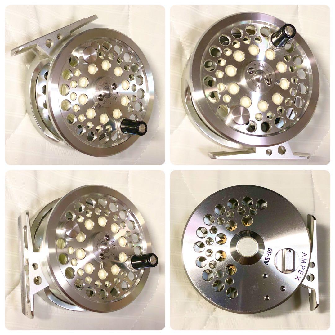 AMPEX SK-Ⅱ Wシルバー　WF6+50yds(20lb)フライリール