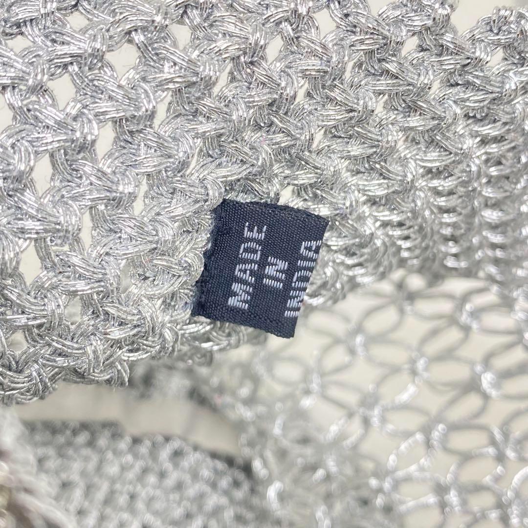 最終値下げ The BAGMATI バグマティ LUREX シルバー かごバッグ