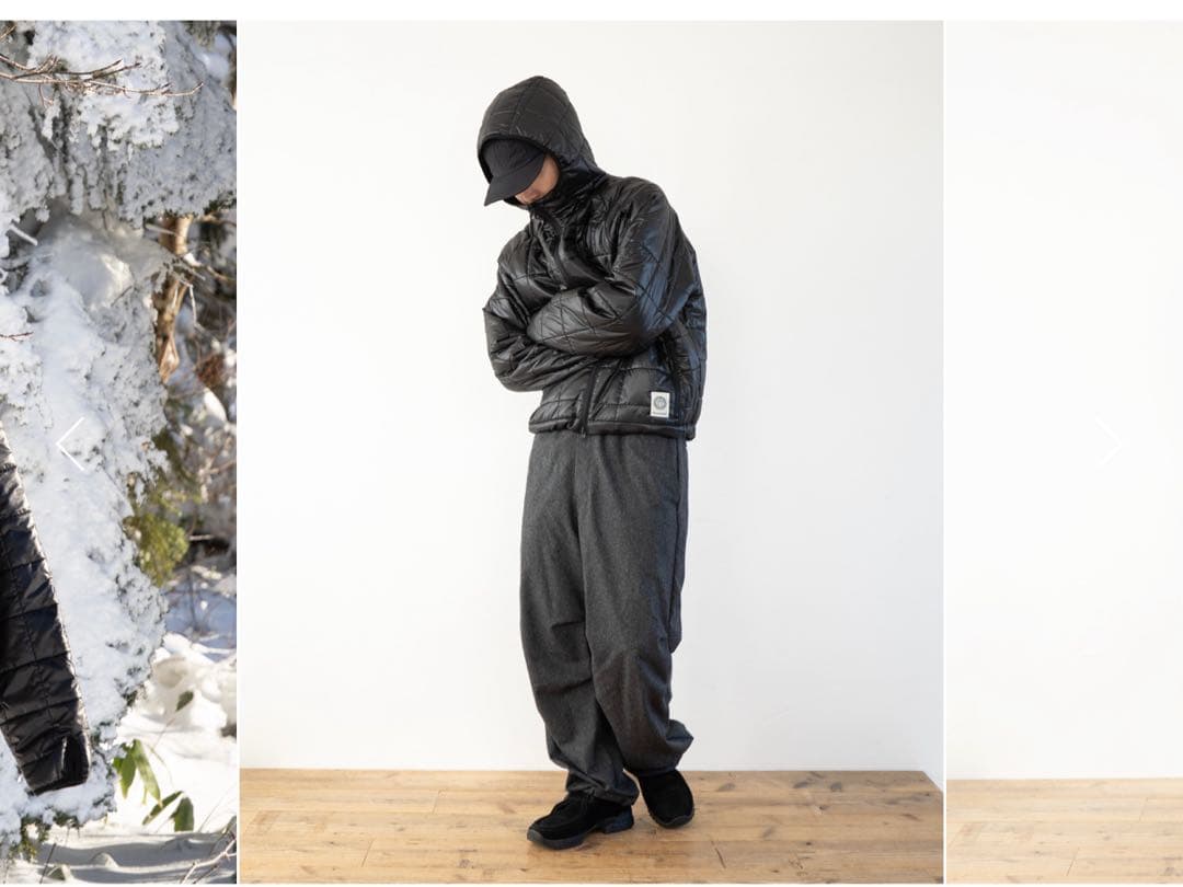 WUP PUFF JACKET ブラック