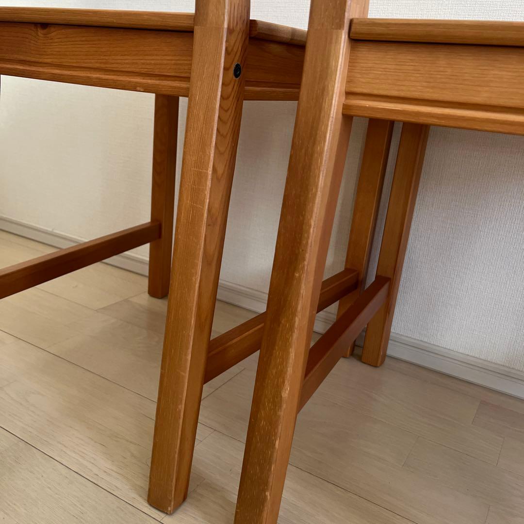 すー　木製ダイニングチェア 4脚セット