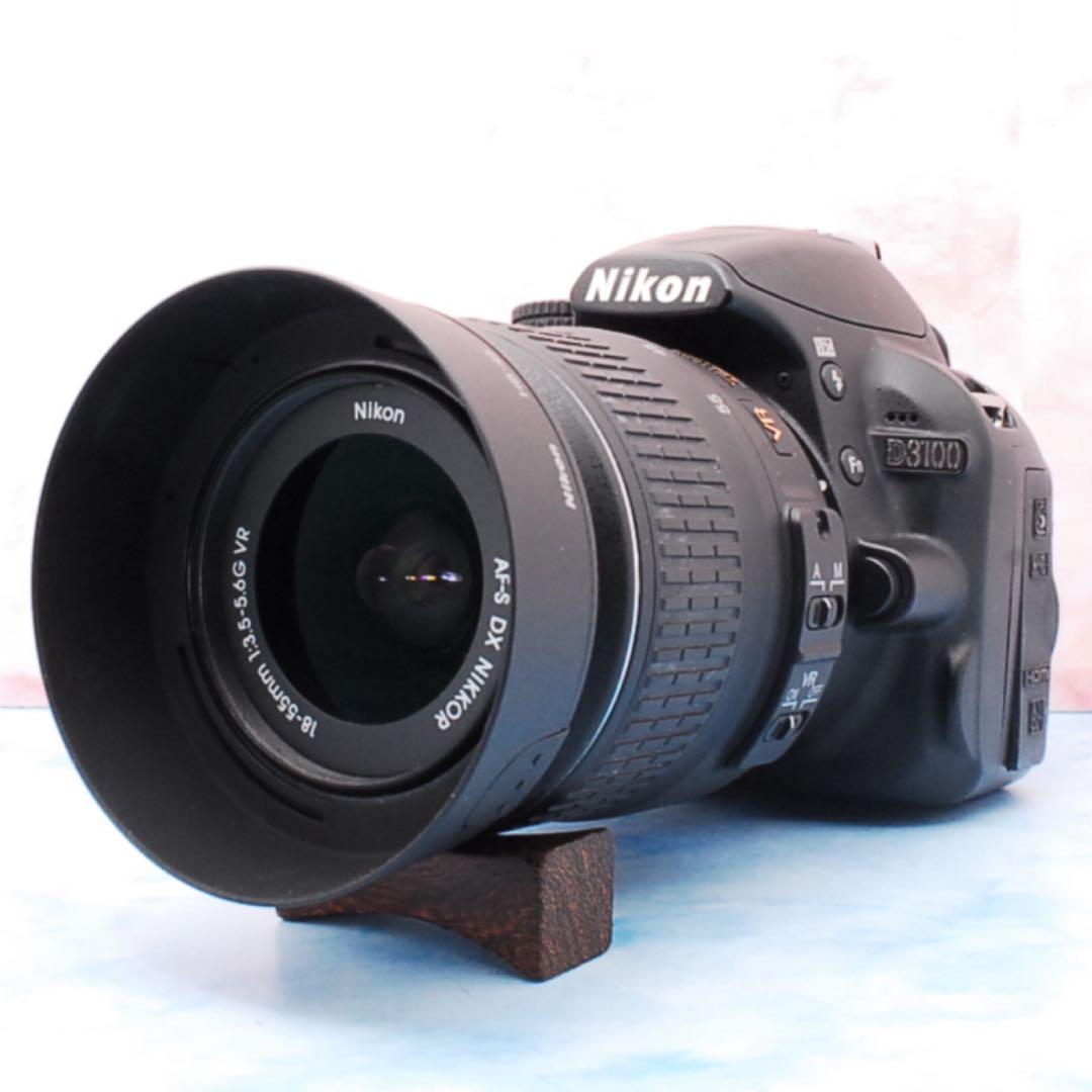 ニコン D3100★初心者向け★手ぶれ補正レンズ付★一眼レフカメラ