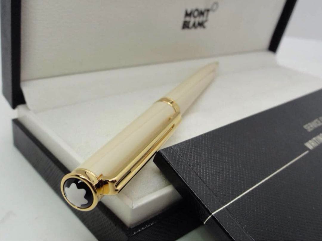 モンブラン　ボールペン★未使用の稀少な白軸ホワイト・オブリュージュNo15270