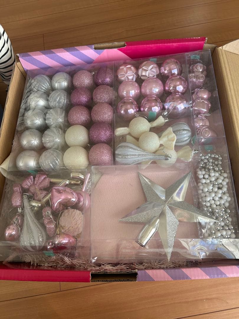 フランフラン　クリスマスツリー　ピンク150cm