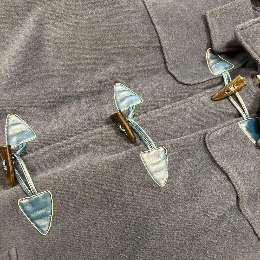 Christian Dior ダッフルコート　ブルー　キルティング　2way L