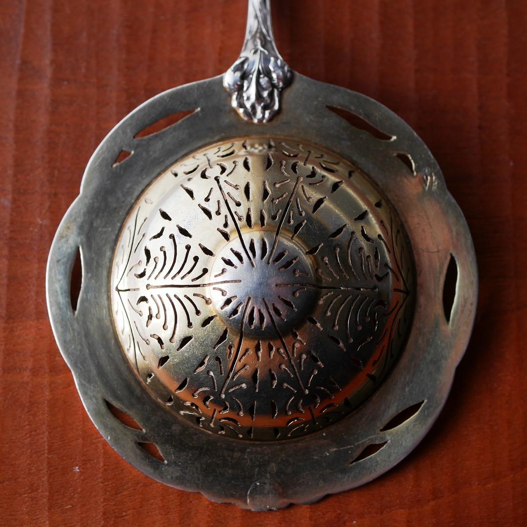 ◆PUIFORCAT◆ピュイフォルカ◆アイリス◆純銀ティーストレーナー◆