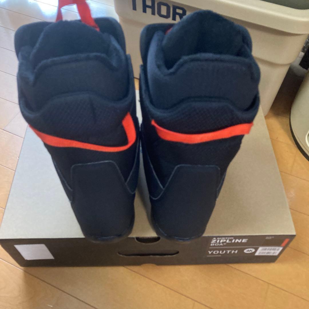 美品　burton zipline boa 4K 22センチ　バートンキッズ