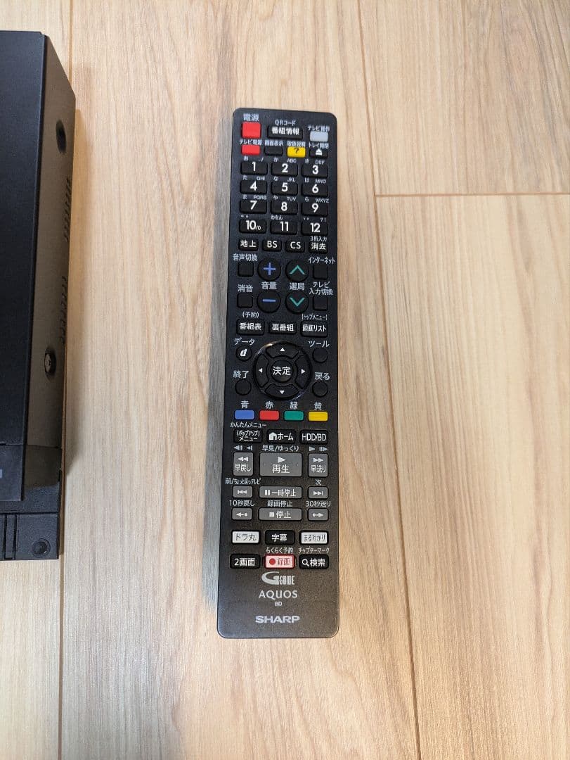 SHARP AQUOS ブルーレイレコーダー　BD-NW520 2018年製