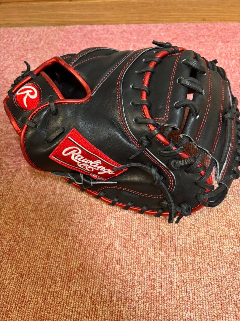 ローリングス　軟式キャッチャーミット　型付け済み未使用品