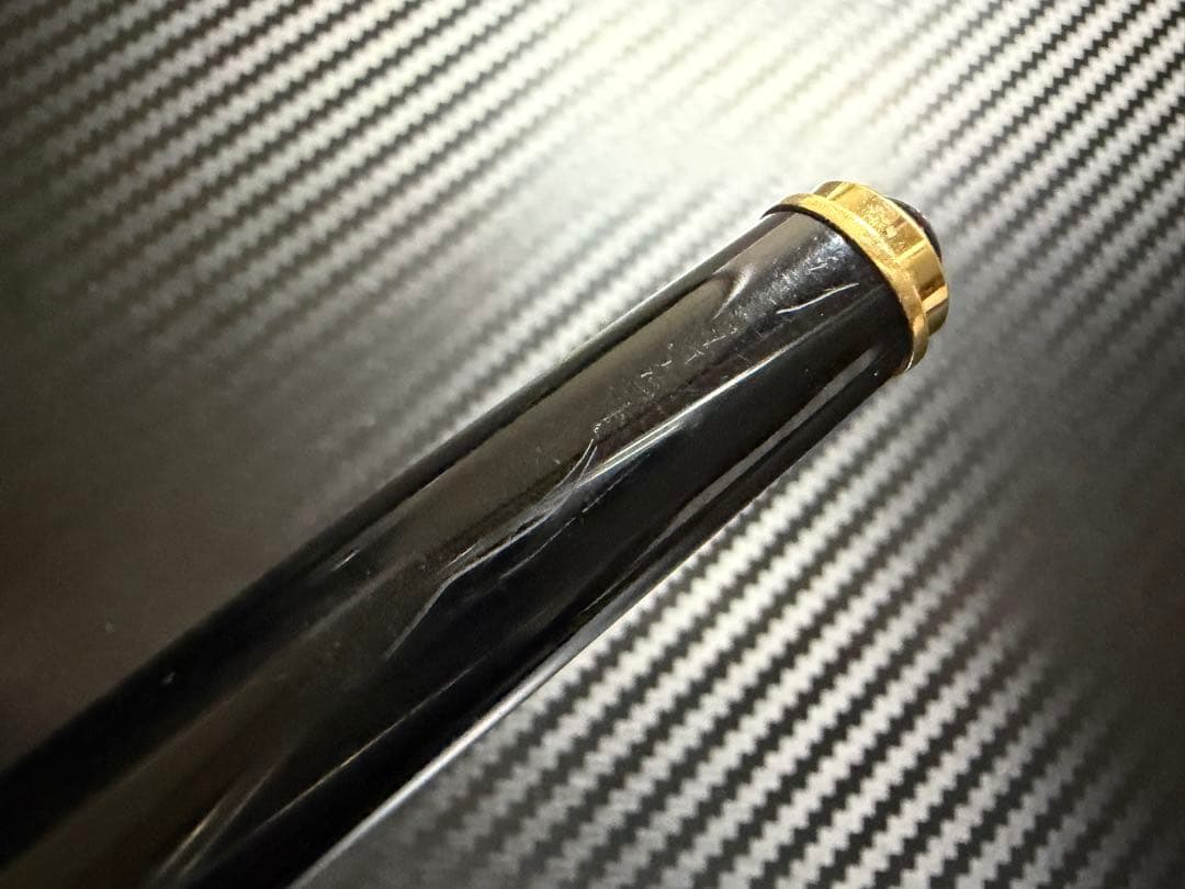 ペリカン 400NN M&K 緑縞 F 細字 万年筆