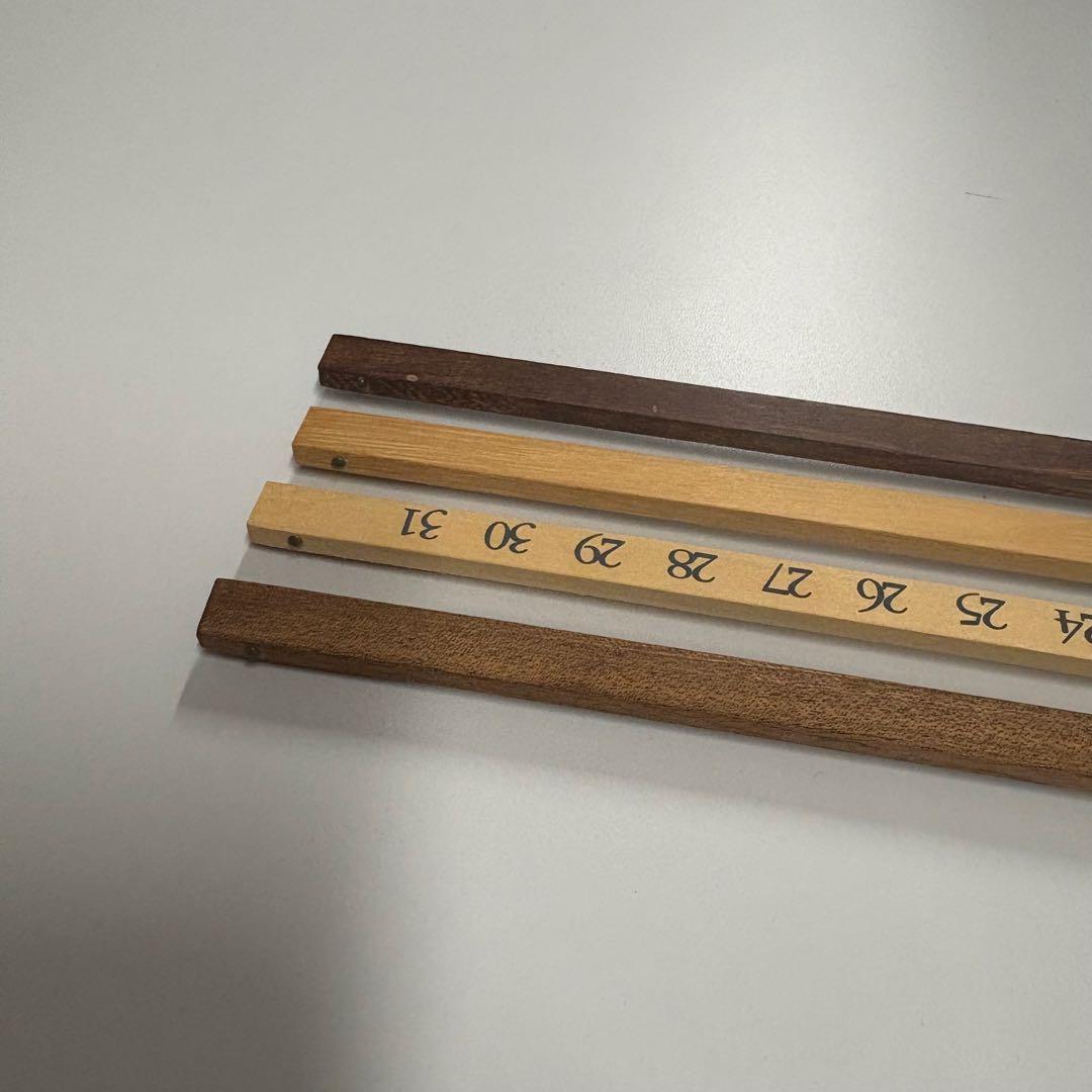 DANESE Calendario Bilanci ダネーゼ 木製カレンダー