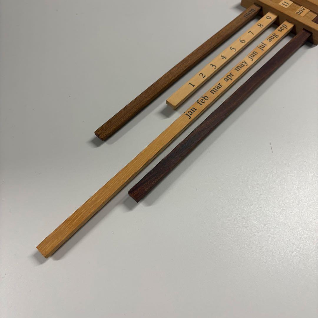 DANESE Calendario Bilanci ダネーゼ 木製カレンダー