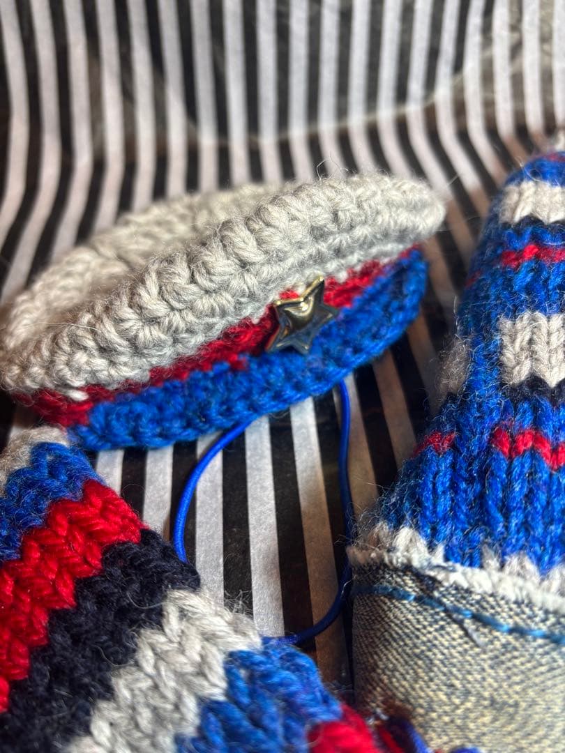 57◆ アーガイルデニムニット【OROKU】　パピリーヒルズ