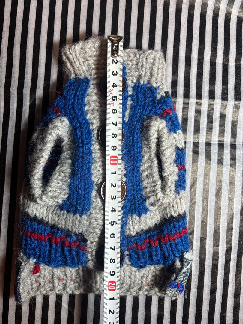 57◆ アーガイルデニムニット【OROKU】　パピリーヒルズ