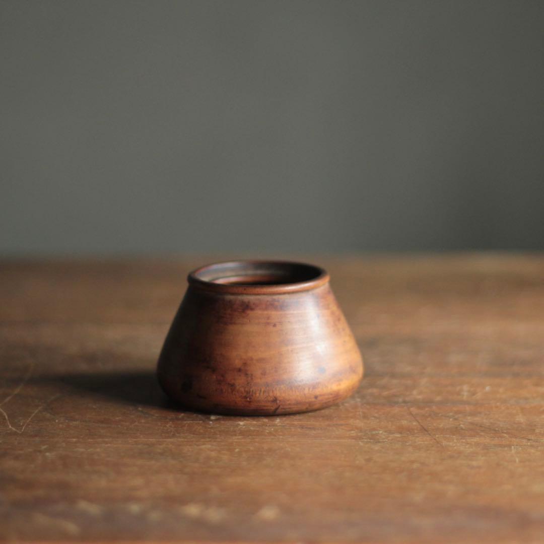 木製 塩笥形 盃 ぐい呑み 古道具 アンティーク 古美術 酒器
