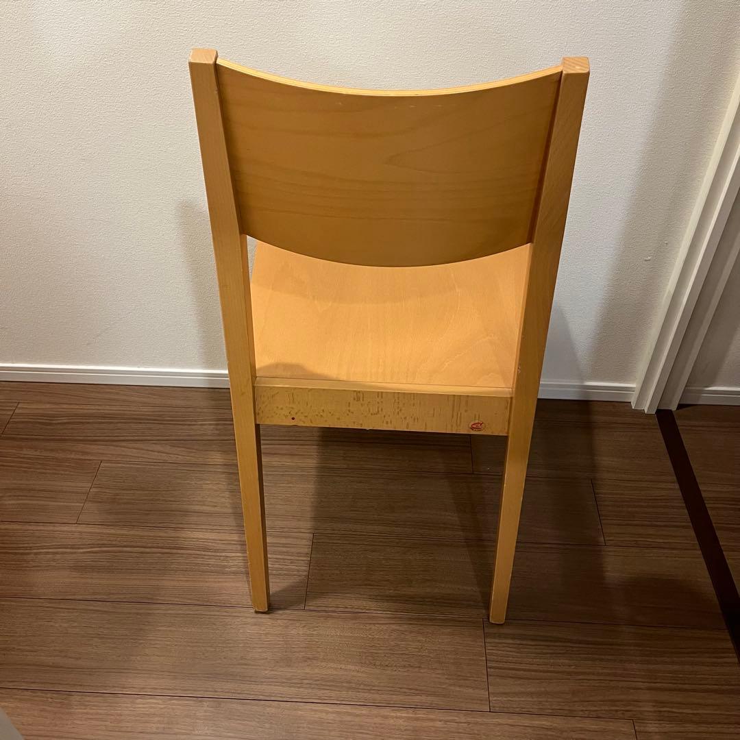 カリガリス 木製ダイニングチェア 2脚セット ナチュラル