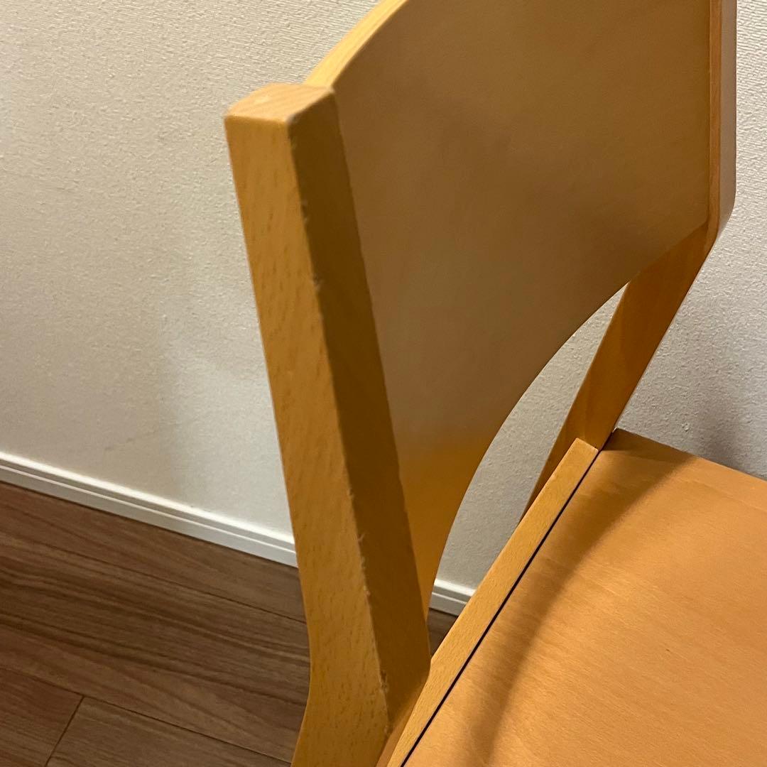 カリガリス 木製ダイニングチェア 2脚セット ナチュラル