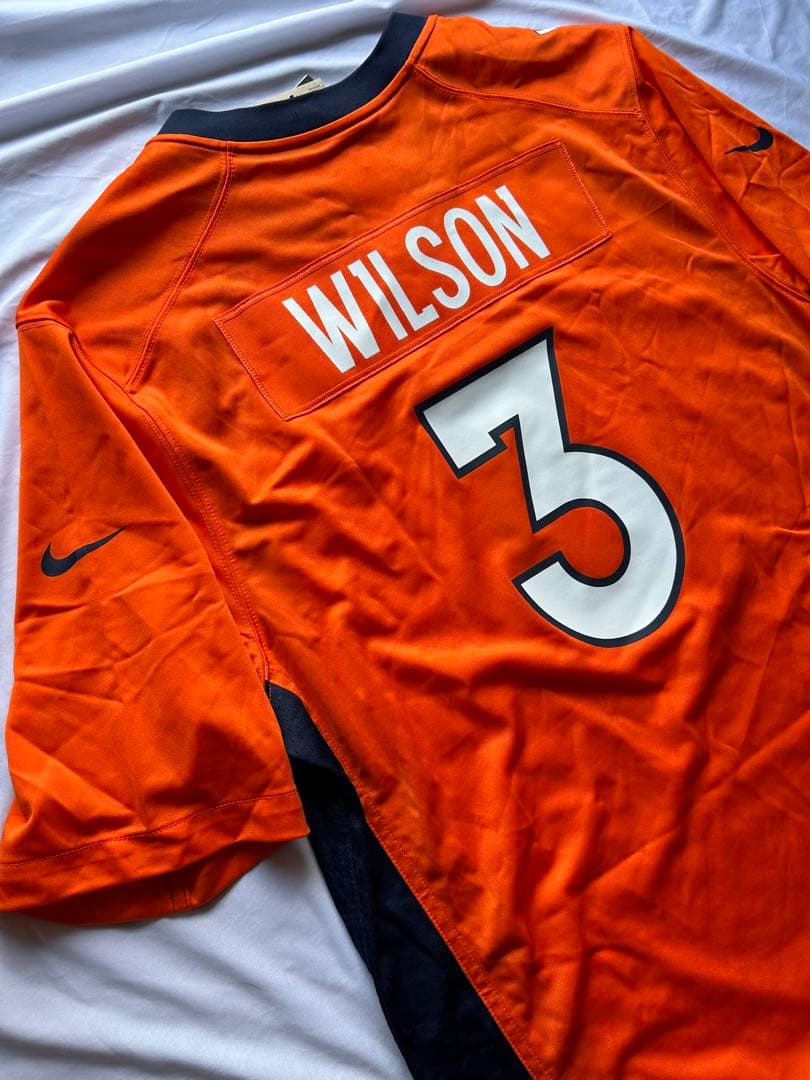 値下げ 新品未使用 XL NFL ブロンコス ラッセル ウィルソン ユニフォーム