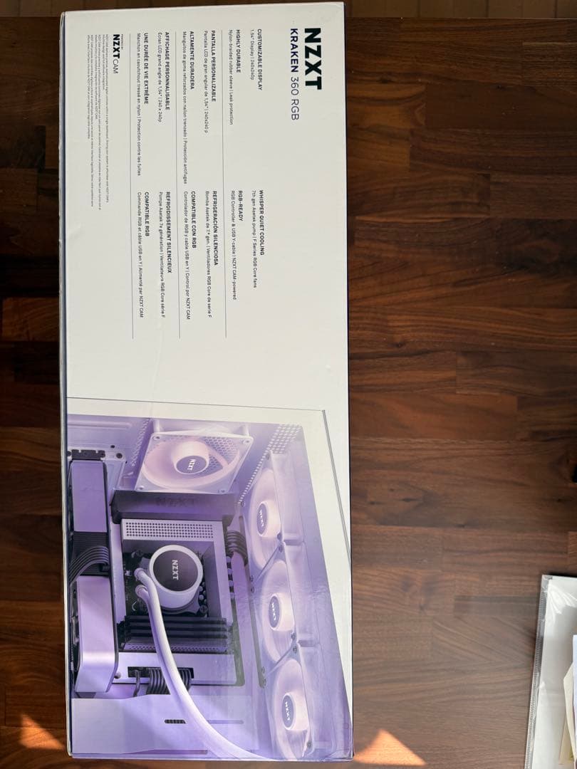 NZXT KRAKEN RGB 360 White 簡易水冷CPUクーラー