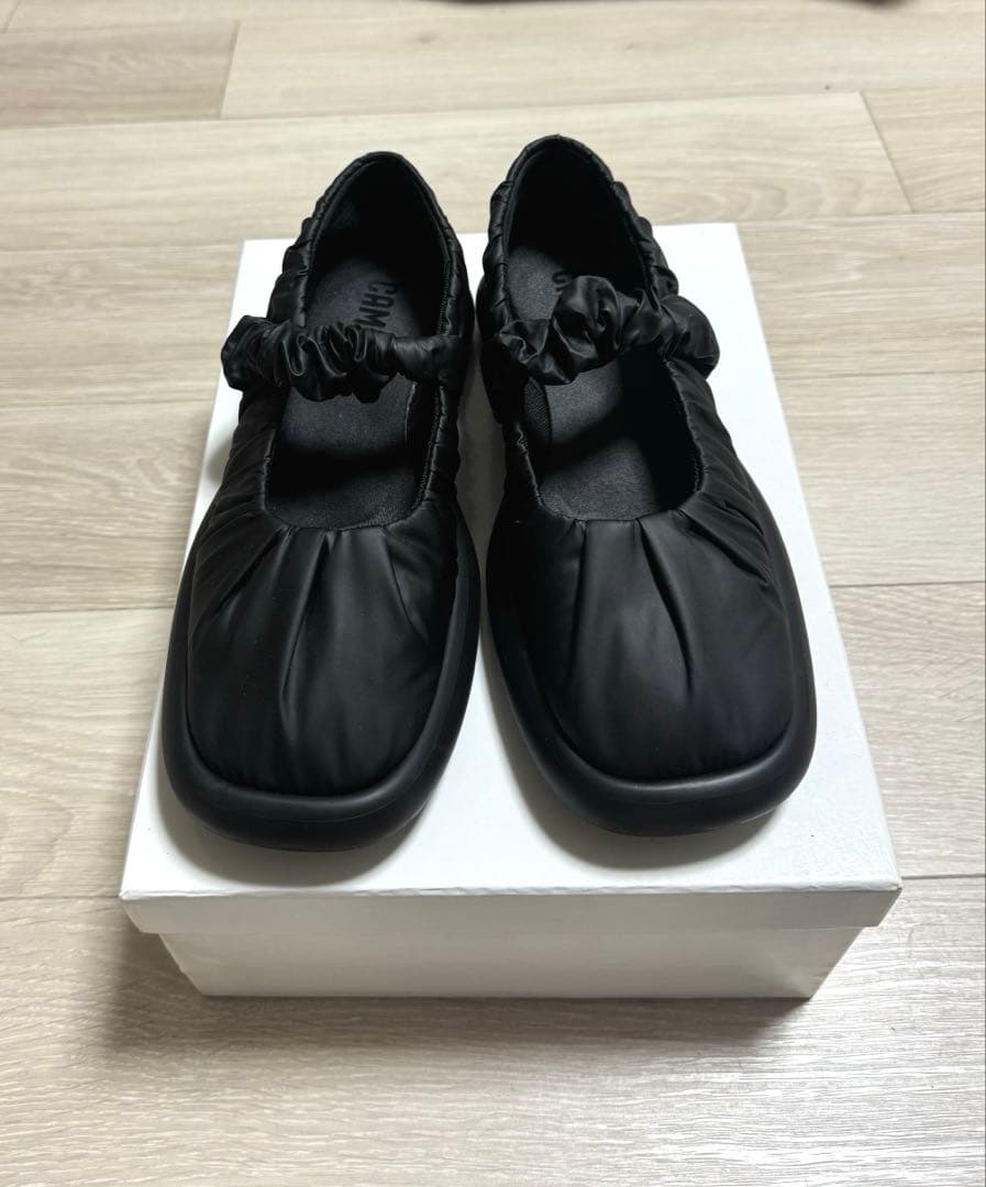 【美品】カンペール CAMPER ONDA / フラットシューズ ブラック39