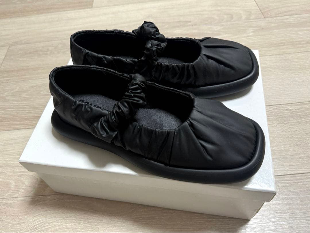 【美品】カンペール CAMPER ONDA / フラットシューズ ブラック39