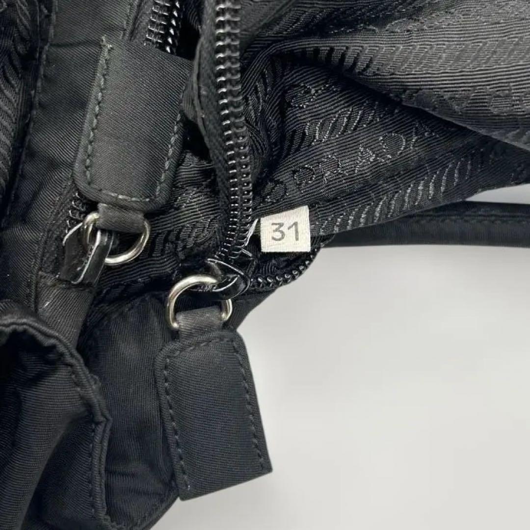 人気❣️PRADA プラダ ナイロン ハンドバッグ 三角ロゴ テスート　ブラック