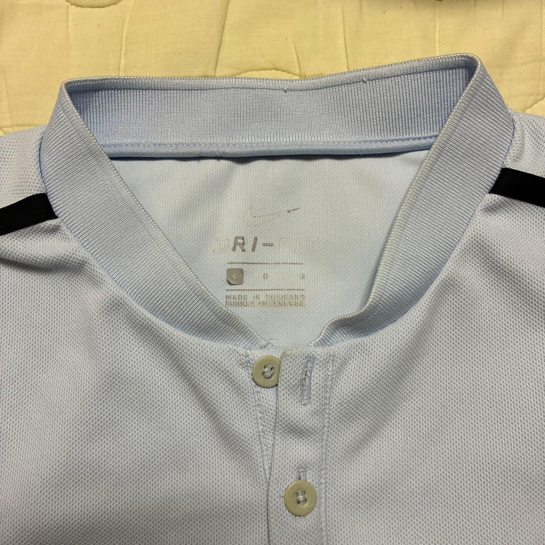 Nike テニス ゲームシャツ&ネイビーハーフパンツ L/フェデラー