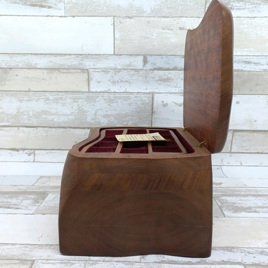 アクセサリーケース ブラック ウォールナット John w. Pollock