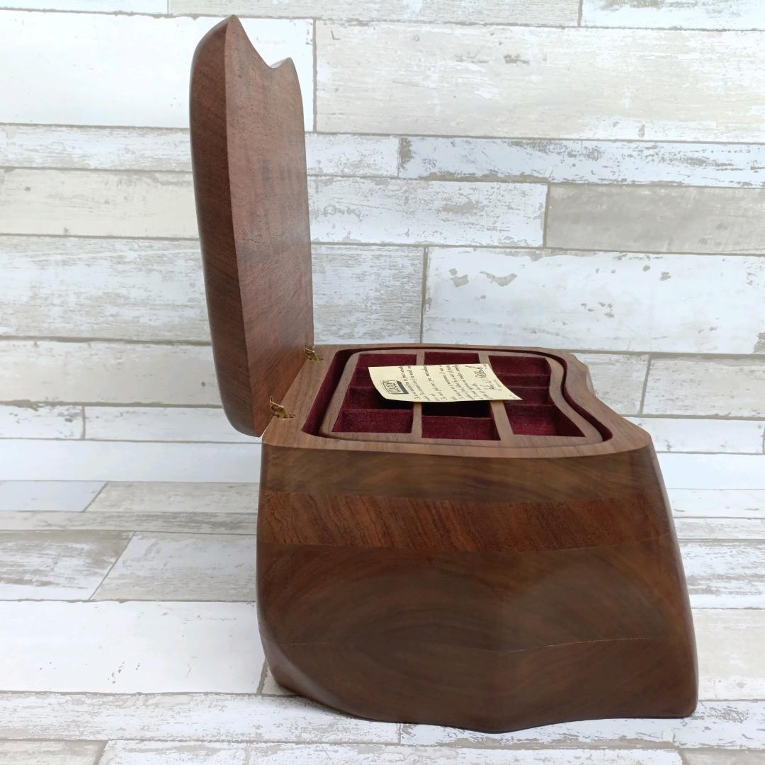 アクセサリーケース ブラック ウォールナット John w. Pollock