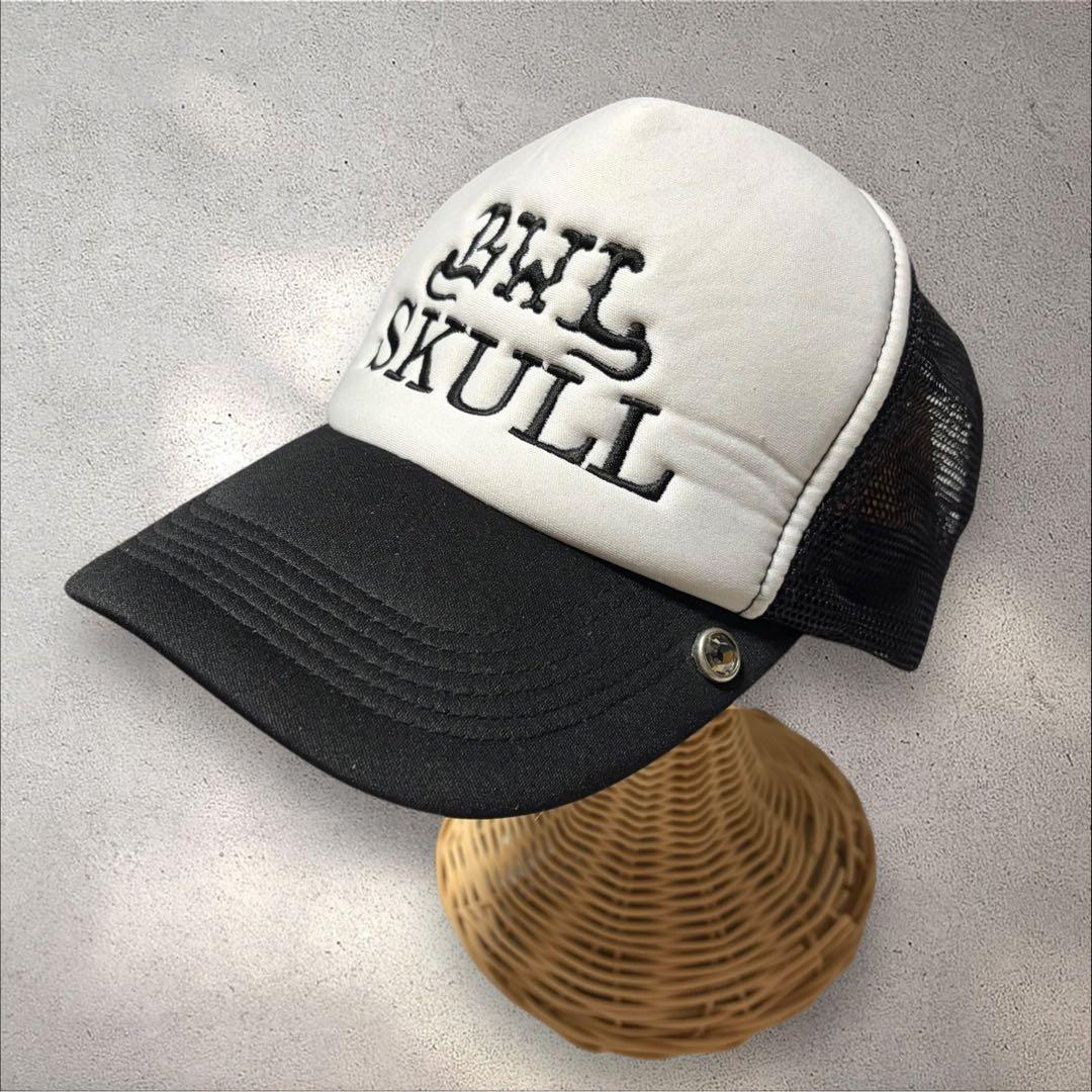 BILL WALL LEATHER × Skull Shaver キャップ