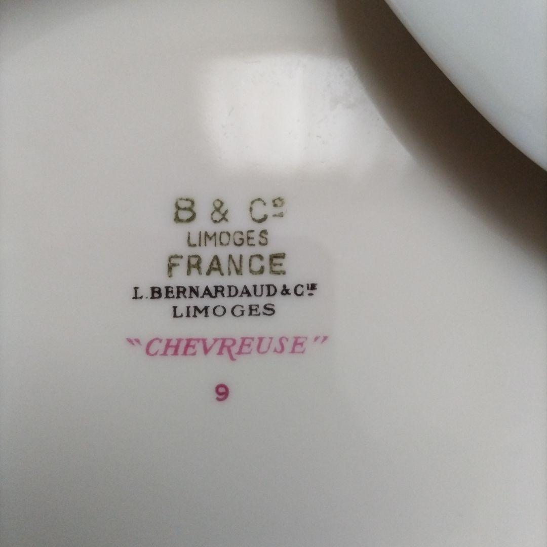 【美品】リモージュ　ベルナルド　B&C　シュブルーズ　ディナー皿　５枚セット