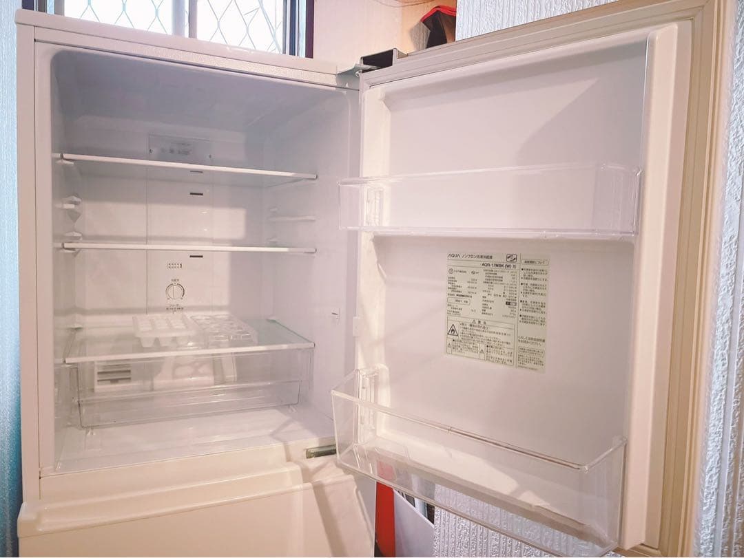 ☆美品☆ 【あき♡】 狙い目！ AQUA 上下二段式 冷蔵庫トリセツ付
