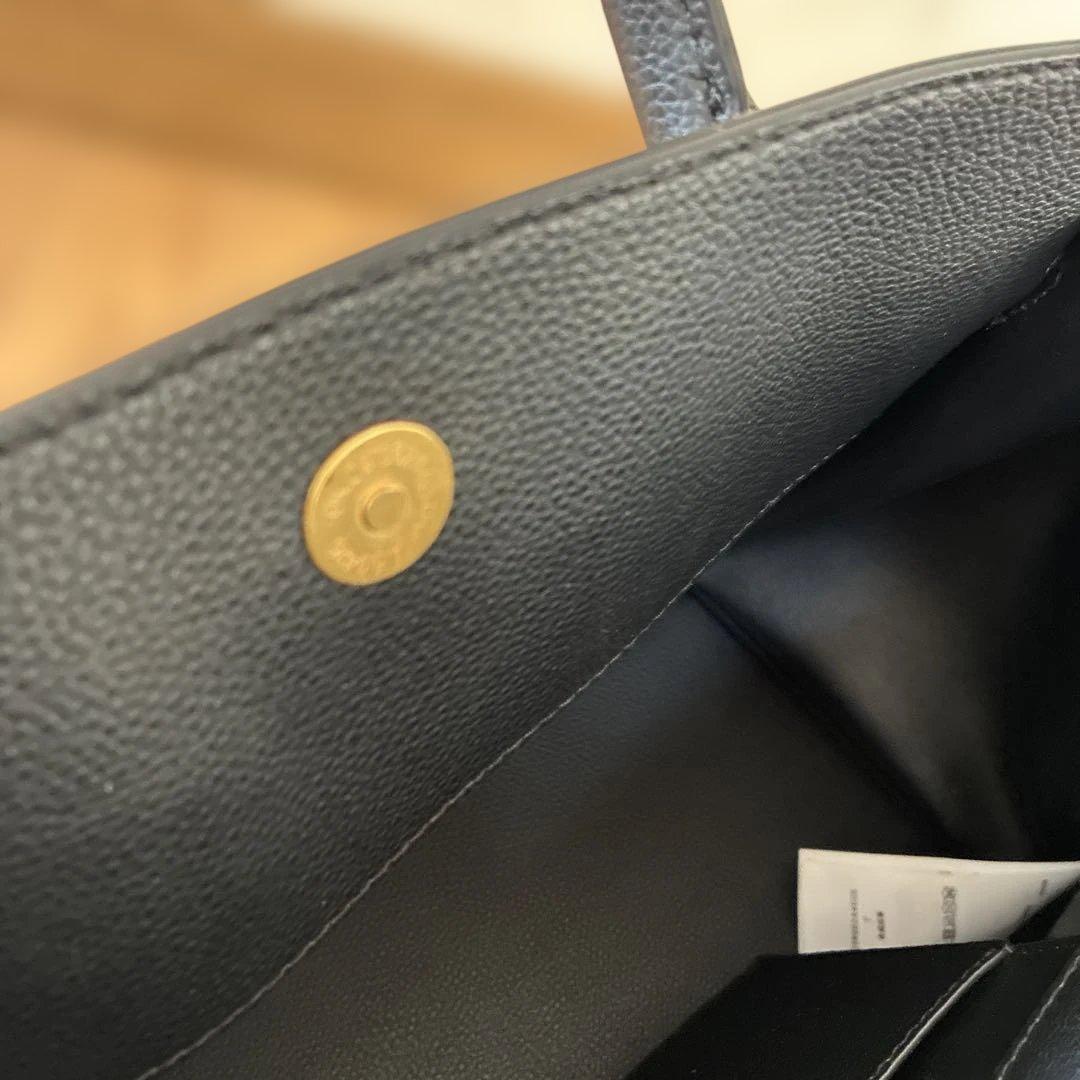 【未使用品】Mila Owenミラオーウェン ベルト付きラージハンドバッグ　黒