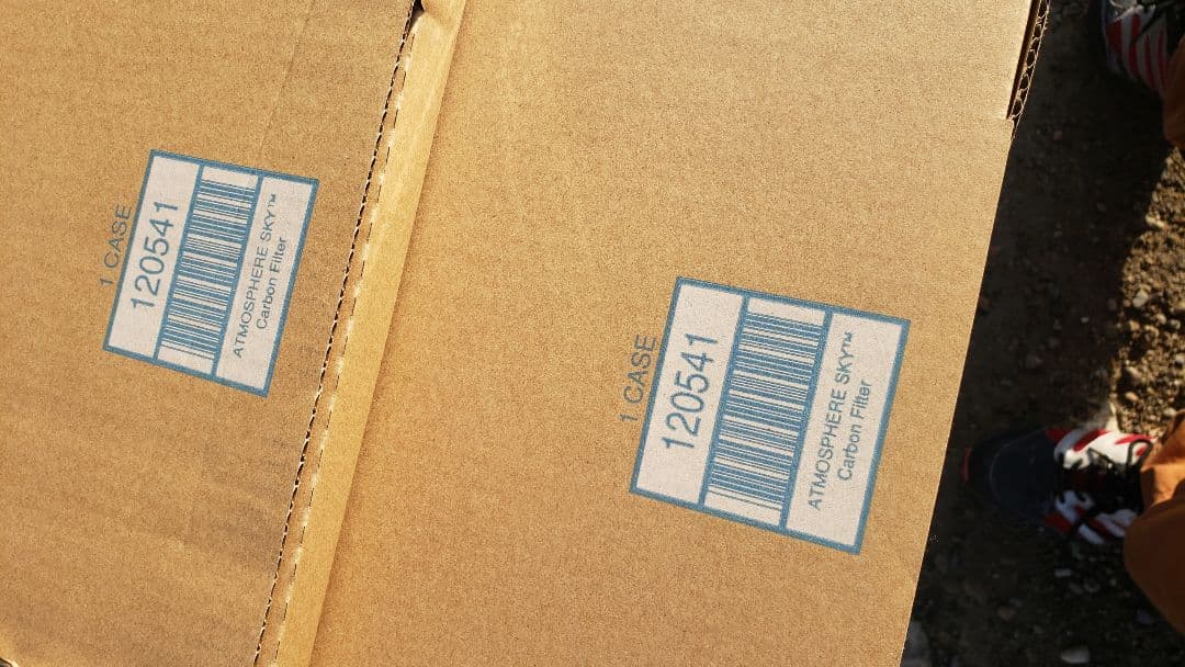 未使用2枚組！　アトモスフィア スカイ用 カーボン脱臭フィルター 120541