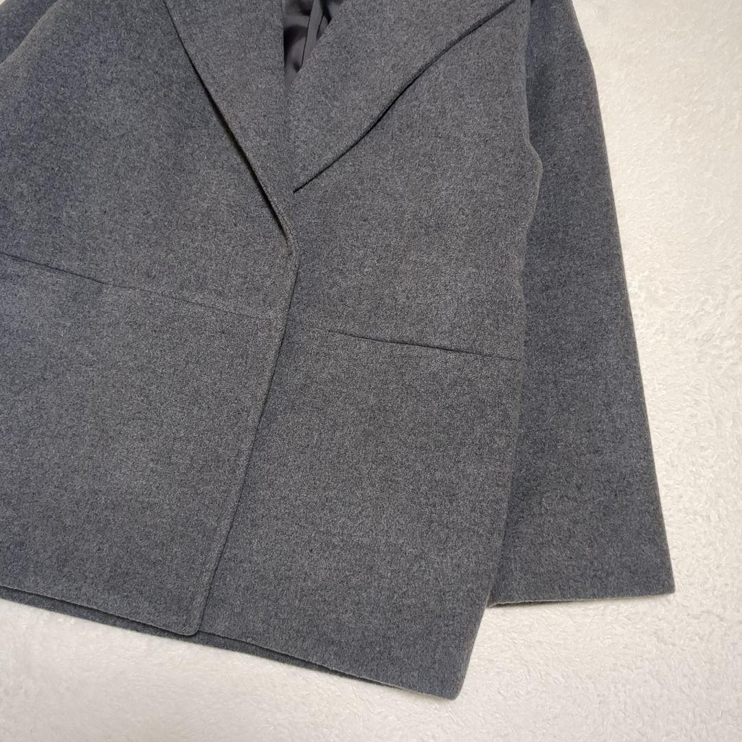 極美品✨アンクレイヴ　撥水プルーフメルトン　ビッグカラーコート　オンワード樫山