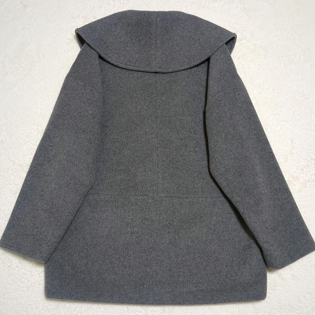 極美品✨アンクレイヴ　撥水プルーフメルトン　ビッグカラーコート　オンワード樫山