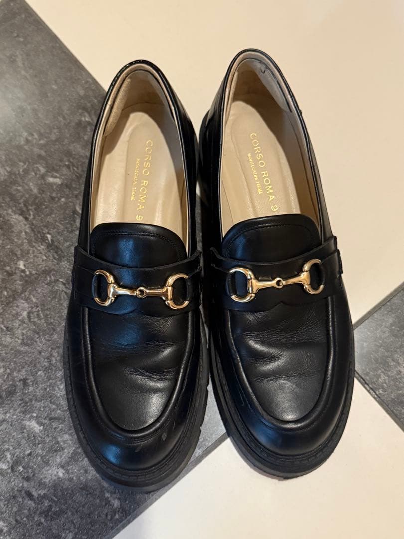 スピック&スパン コルサローマ ノーヴェビットローファーOLGA1821 38