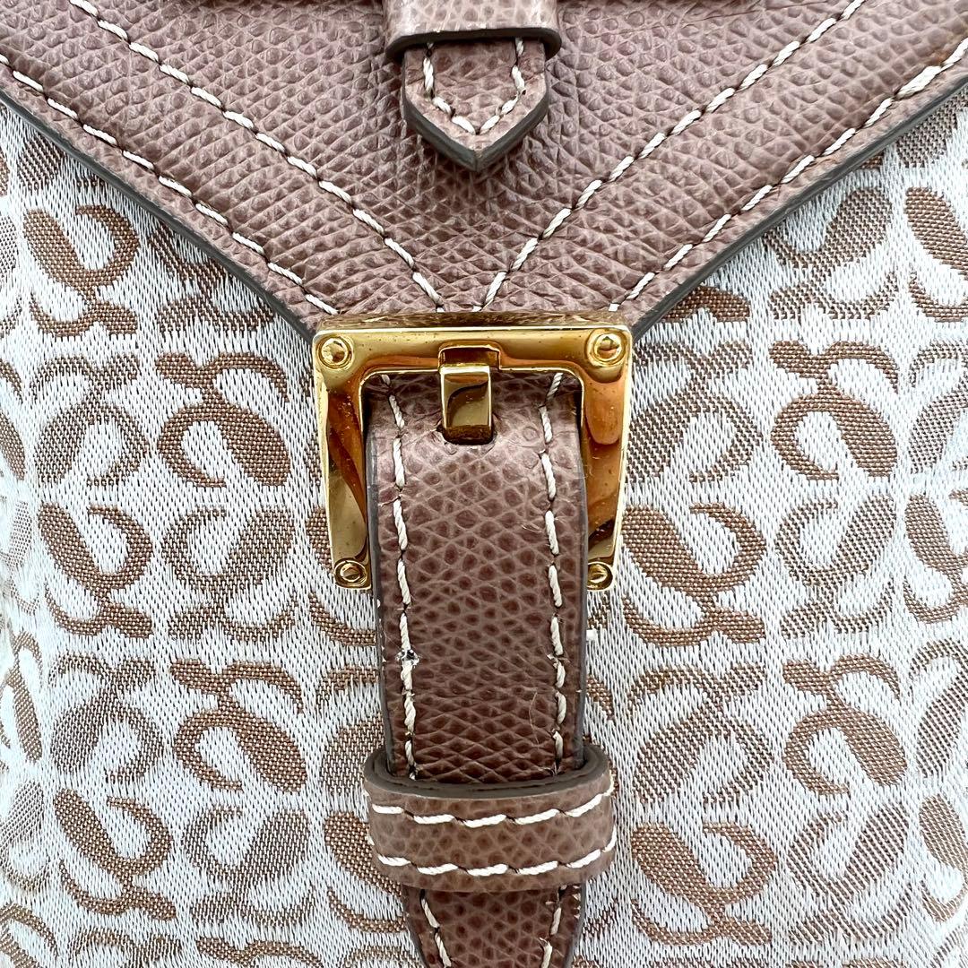 希少 ロエベ LOEWE ミニ ショルダー ポーチ　アナグラム　スマホショルダー