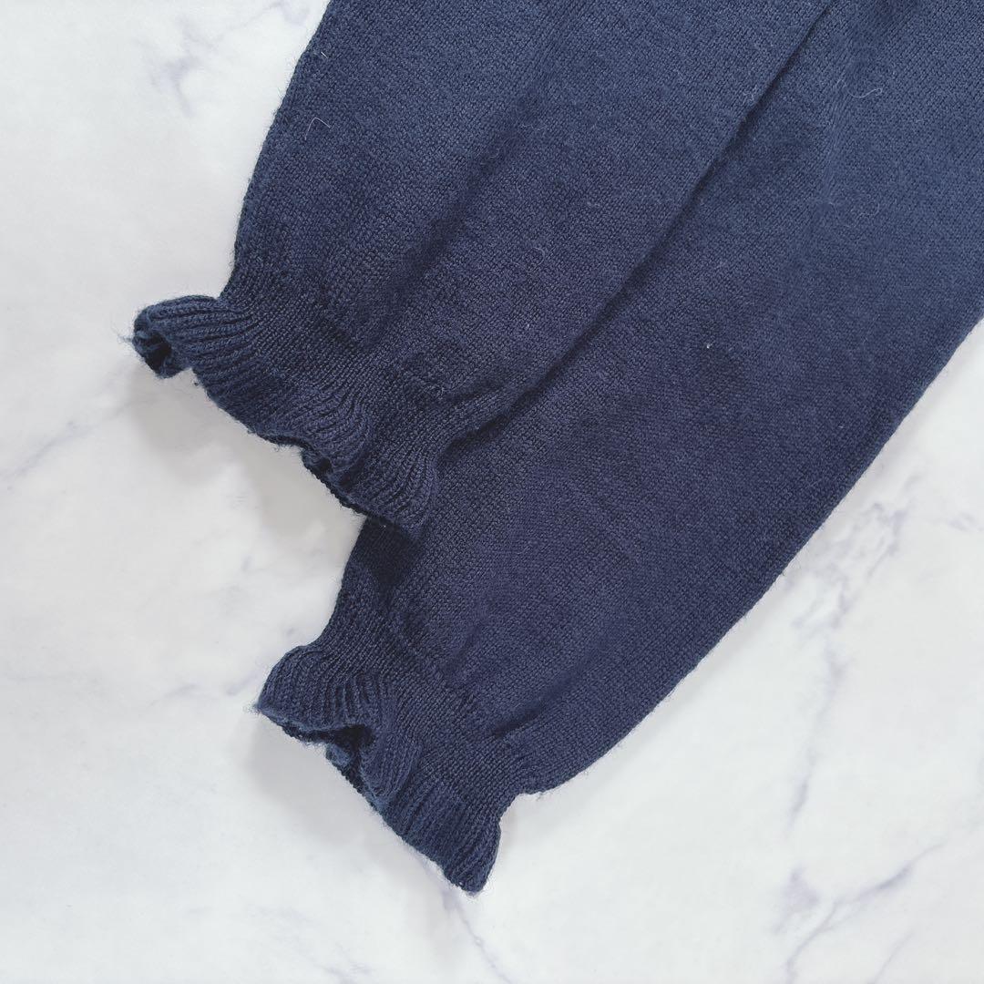 希少✨ミナペルホネン odyssey カーディガン ネイビー ウール100％