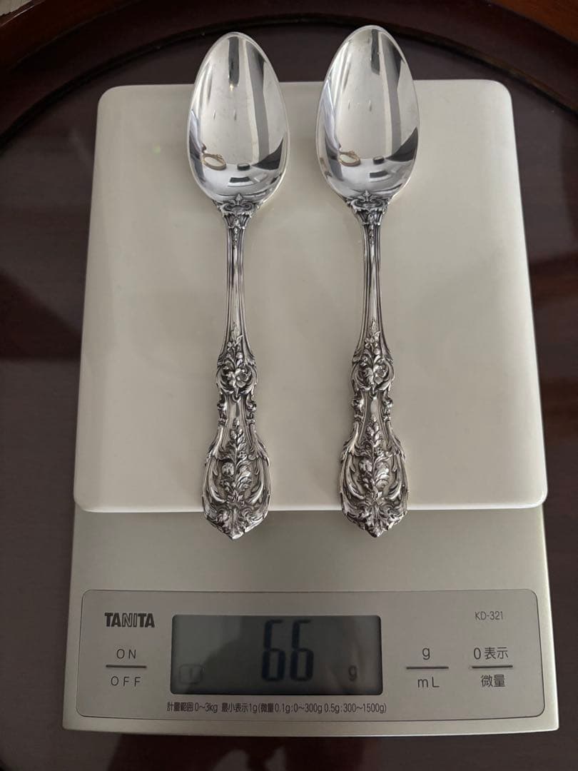 純銀　Reed & Barton Francis I ティースプーン2本