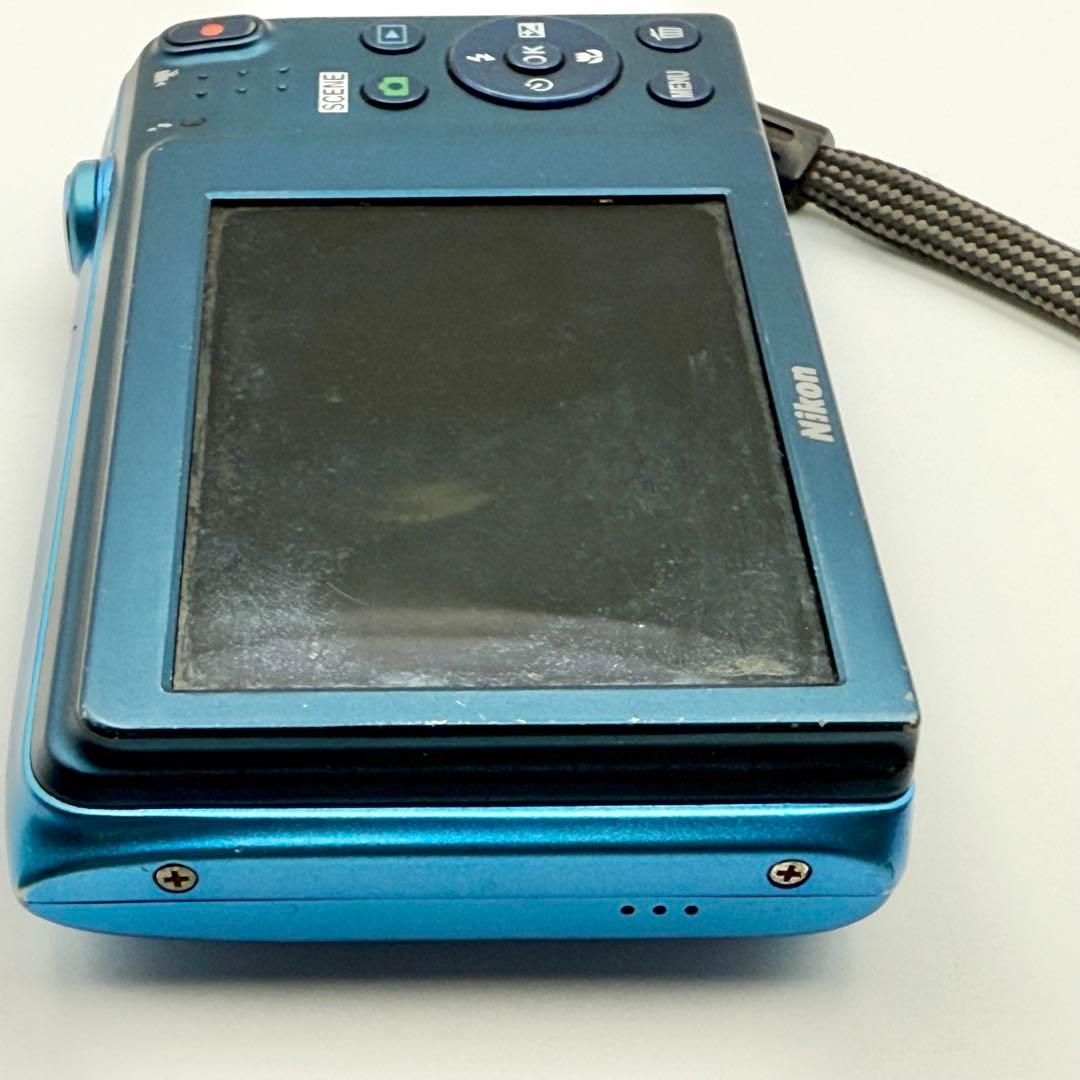 Nikon COOLPIX S3600 コンデジ デジカメ ブルー 訳アリ品