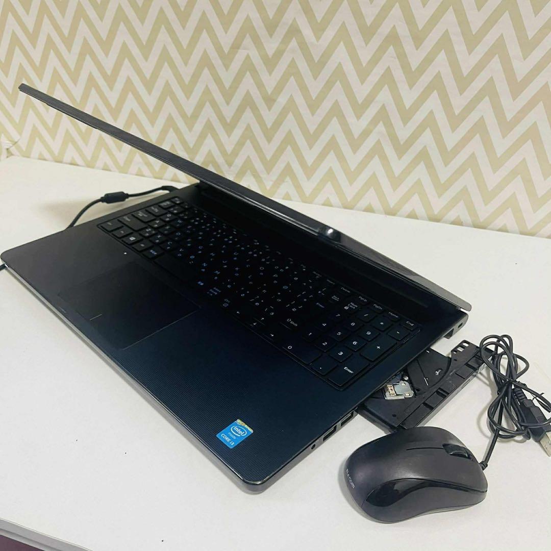 T8 DellノートパソコンWEBカメラSSD高速Windows11オフィス付き