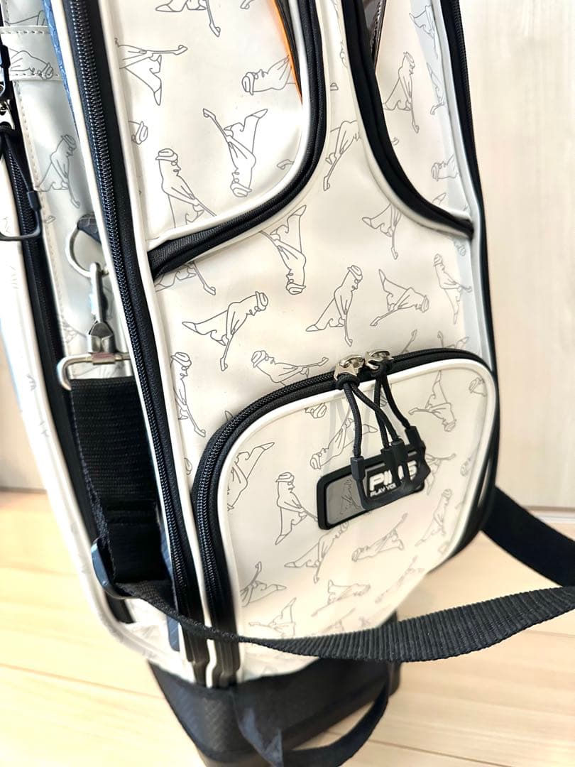 新品／未使用品｜PINGピン｜ゴルフキャディバッグ 9型ホワイト／ブラック