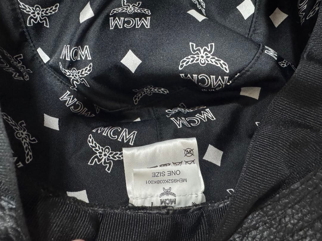 MCM バケットハット ブラック ONE SIZE