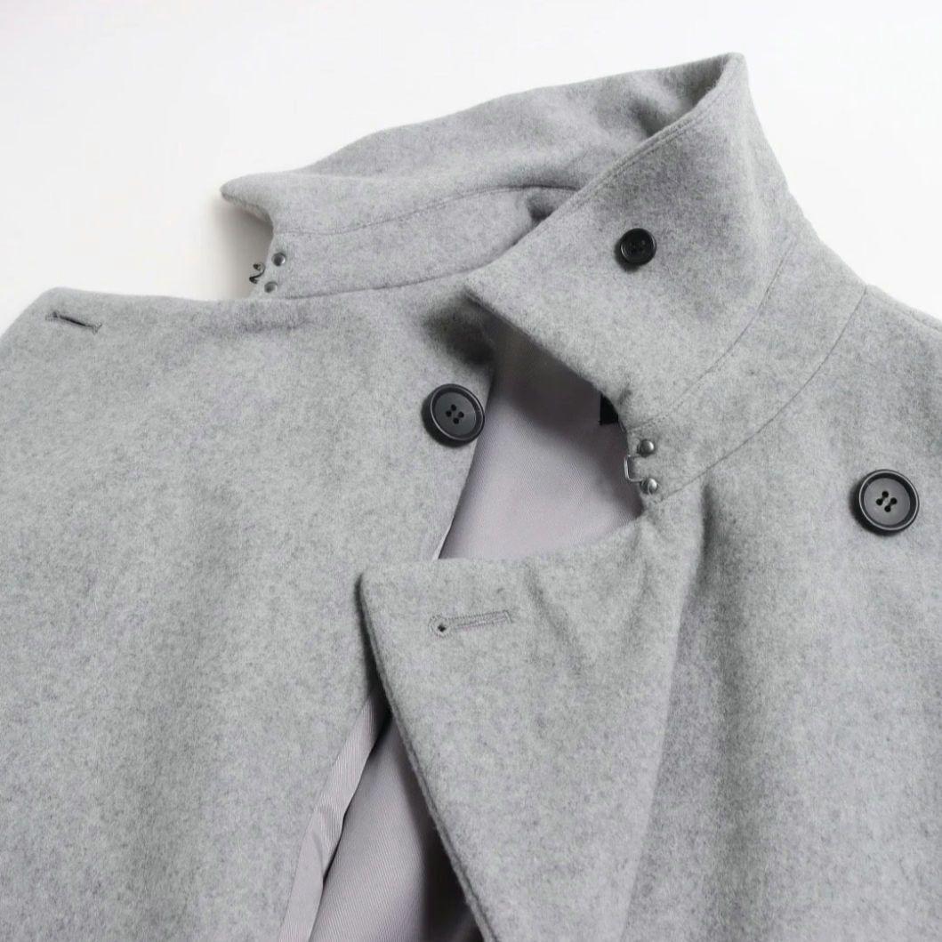 新品　n.o.r.c　メルトンPコート　40700円　サイズ２　ゆったりデザイン