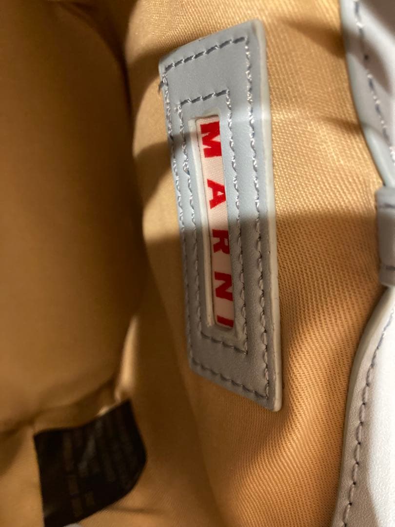 マルニ　MARNI ライトブルー　かごバッグ　トロピカリア