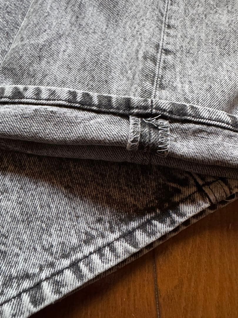 希少【80s】Levi's 501 USA製 ブラックケミカルウォッシュ W32