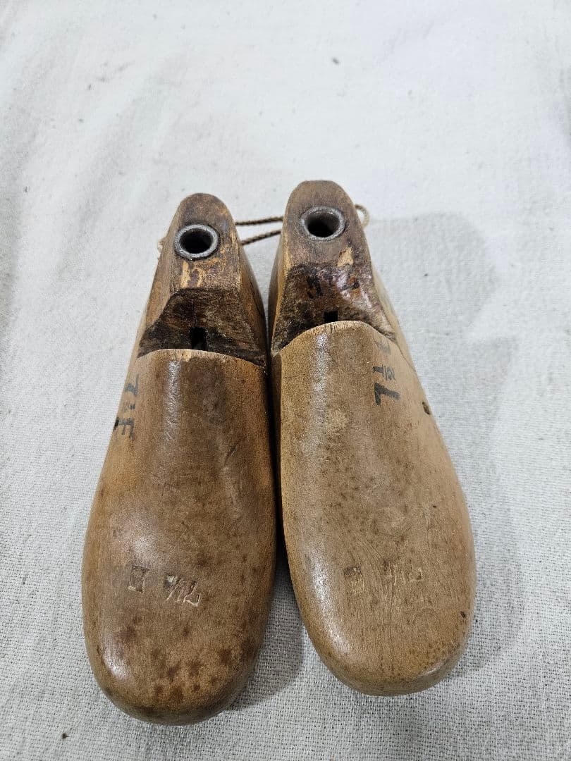 USA アンティーク 古い木のシューモールド 木製 ラスト 子供用 1947s